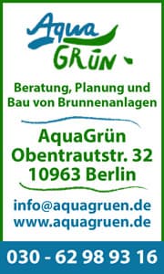 AquaGrün, Beratung, Planung und Bau von Brunnenanlagen für Brunnenbau Berlin